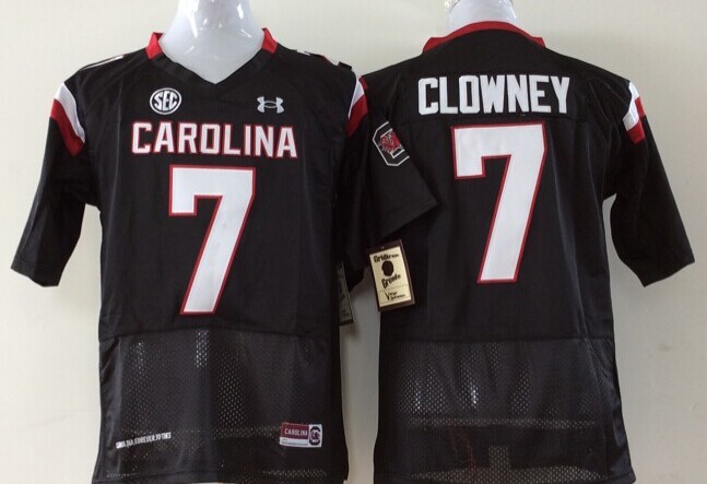 NCAA Youth South Carolina Gamecock Black 7 Clowney jerseys